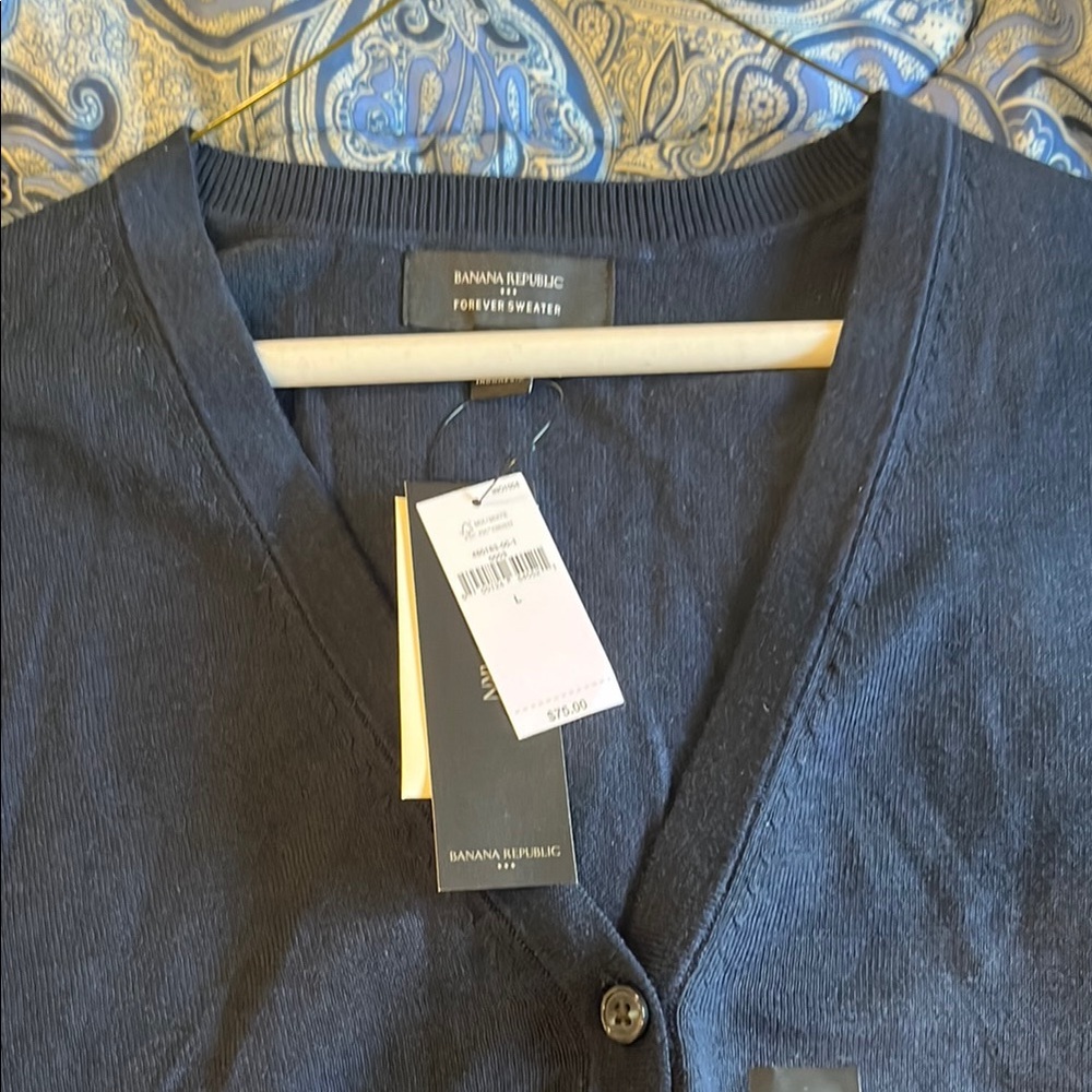 J. Crew Factory Black Cardigan Sweater - Picture 3 of 3